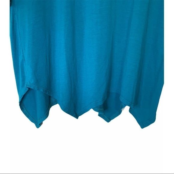 2 Blondes Apparel Teal Tunic Scoop Neck Small - Picture 5 of 5